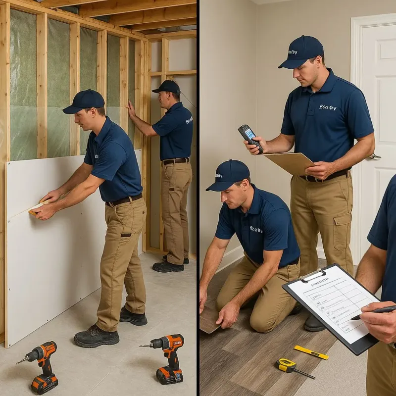 Repairs and Reconstruction process in Nashua, NH